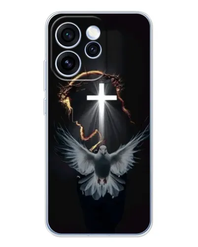 Чехол для OPPO Reno 15 Pro с картинкой «Голубь и Свет» Чехол для OPPO Reno 15 Pro с картинкой «Голубь и Свет»