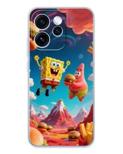 Чехол для OPPO Reno 15 Pro с картинкой «Космический фастфуд»