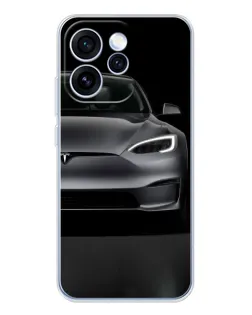 Чехол для OPPO Reno 15 Pro с картинкой «Tesla Model S Look»
