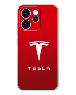 Чехол для OPPO Reno 15 Pro с картинкой «Tesla Red Classic»