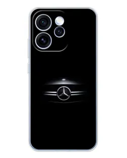 Чехол для OPPO Reno 15 Pro с картинкой «Mercedes — абстрактные линии»