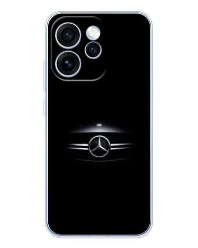 Чехол для OPPO Reno 15 Pro с картинкой «Mercedes — абстрактные линии»