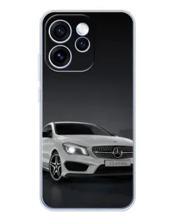 Чехол для OPPO Reno 15 Pro с картинкой «Mercedes AMG GT Silver»