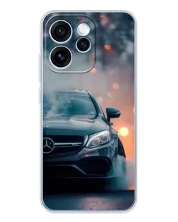 Чехол для OPPO Reno 15 Pro с картинкой «Mercedes — ночной город»