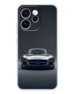 Чехол для OPPO Reno 15 Pro с картинкой «Mercedes на черном»