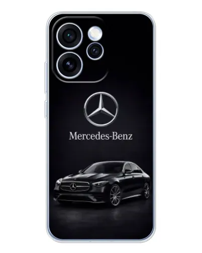 Чехол для OPPO Reno 15 Pro с картинкой «Mercedes — решетка радиатора»