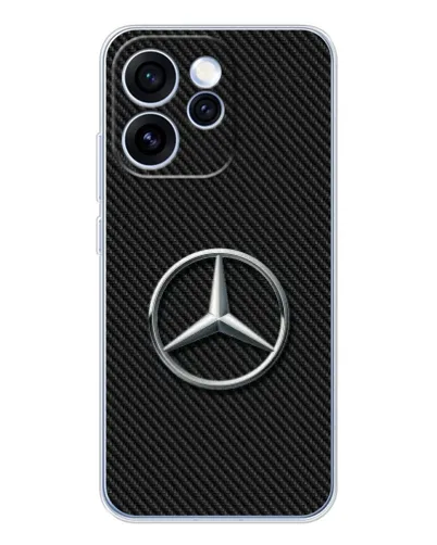 Чехол для OPPO Reno 15 Pro с картинкой «Карбоновый Mercedes стиль» Чехол для OPPO Reno 15 Pro с картинкой «Карбоновый Mercedes стиль»