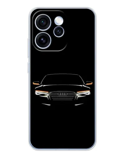 Чехол для OPPO Reno 15 Pro с картинкой «Audi — ночной контур»