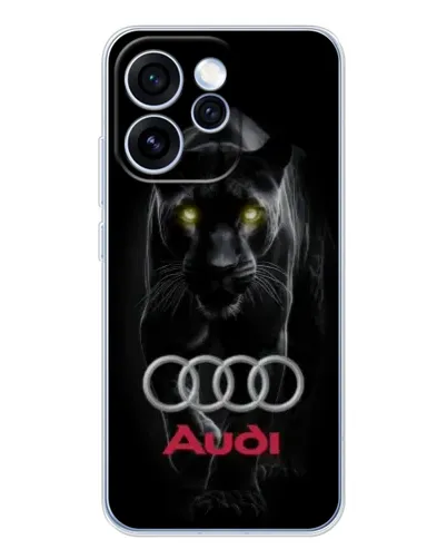 Чехол для OPPO Reno 15 Pro с картинкой «Пантера и Audi»