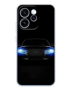 Чехол для OPPO Reno 15 Pro с картинкой «Audi в неоне»