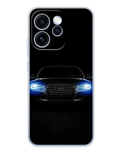 Чехол для OPPO Reno 15 Pro с картинкой «Audi в неоне»