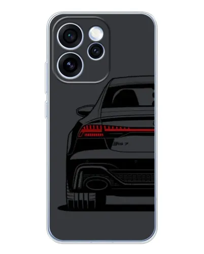 Чехол для OPPO Reno 15 Pro с картинкой «Задняя часть Audi — арт»