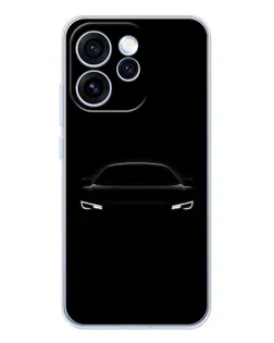 Чехол для OPPO Reno 15 Pro с картинкой «Взгляд Audi в темноте»