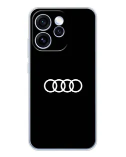 Чехол для OPPO Reno 15 Pro с картинкой «Audi White Logo»
