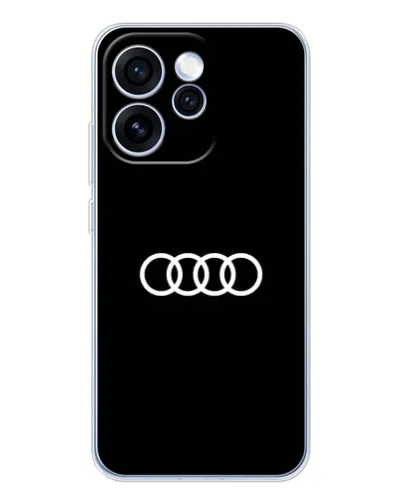 Чехол для OPPO Reno 15 Pro с картинкой «Audi White Logo»