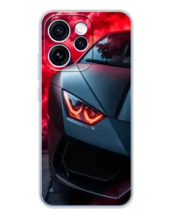 Чехол для OPPO Reno 15 Pro с картинкой «Lamborghini красное сияние» Чехол для OPPO Reno 15 Pro с картинкой «Lamborghini красное сияние»