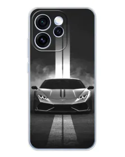 Чехол для OPPO Reno 15 Pro с картинкой «Lamborghini симметрия дорог»