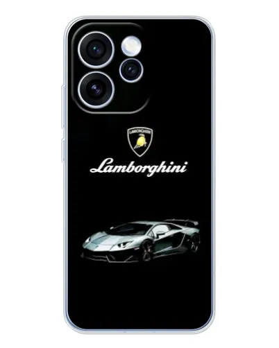 Чехол для OPPO Reno 15 Pro с картинкой «Логотип Lamborghini классика»