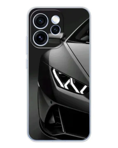 Чехол для OPPO Reno 15 Pro с картинкой «Lamborghini фары детализация»