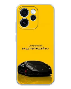 Чехол для OPPO Reno 15 Pro с картинкой «Lamborghini Huracan черный»