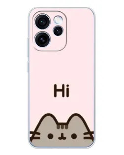 Чохол для OPPO Reno 15 Pro з картинкою «Пушин каже Hi»