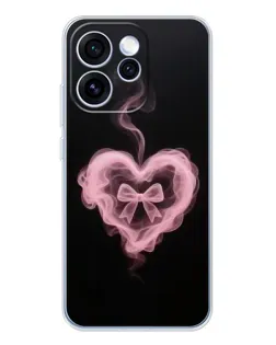 Чехол для OPPO Reno 15 Pro с картинкой «Дымчатое сердце» Чехол для OPPO Reno 15 Pro с картинкой «Дымчатое сердце»