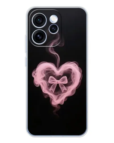Чехол для OPPO Reno 15 Pro с картинкой «Дымчатое сердце» Чехол для OPPO Reno 15 Pro с картинкой «Дымчатое сердце»
