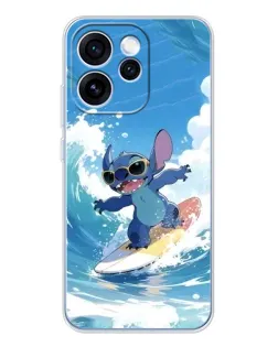 Чехол для OPPO Reno 15 Pro с картинкой «Стич на волне» Чехол для OPPO Reno 15 Pro с картинкой «Стич на волне»