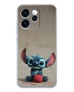 Чехол для OPPO Reno 15 Pro с картинкой «Стич на коричневом фоне» Чехол для OPPO Reno 15 Pro с картинкой «Стич на коричневом фоне»