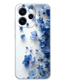 Чохол для OPPO Reno 15 Pro з картинкою «Блакитний квітковий каскад» Чохол для OPPO Reno 15 Pro з картинкою «Блакитний квітковий каскад»