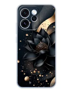 Чохол для OPPO Reno 15 Pro з картинкою «Чорний лотос» Чохол для OPPO Reno 15 Pro з картинкою «Чорний лотос»
