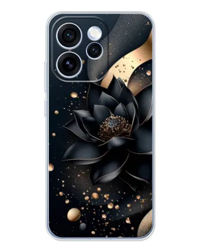 Чехол для OPPO Reno 15 Pro с картинкой «Черный лотос» Чехол для OPPO Reno 15 Pro с картинкой «Черный лотос»