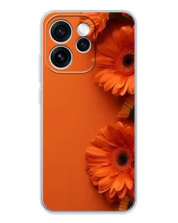 Чохол для OPPO Reno 15 Pro з картинкою «Помаранчеві гербери» Чохол для OPPO Reno 15 Pro з картинкою «Помаранчеві гербери»