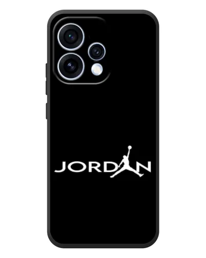 Чехол для OPPO Reno 15 с картинкой «Jordan White Logo» Чехол для OPPO Reno 15 с картинкой «Jordan White Logo»
