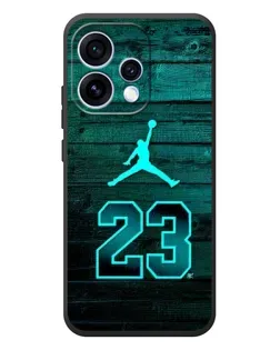 Чехол для OPPO Reno 15 с картинкой «Jordan Cyan 23» Чехол для OPPO Reno 15 с картинкой «Jordan Cyan 23»