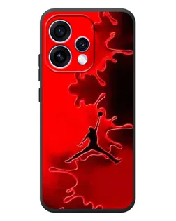 Чехол для OPPO Reno 15 с картинкой «Jordan Red Smoke» Чехол для OPPO Reno 15 с картинкой «Jordan Red Smoke»