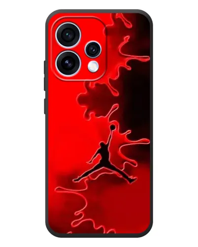 Чехол для OPPO Reno 15 с картинкой «Jordan Red Smoke» Чехол для OPPO Reno 15 с картинкой «Jordan Red Smoke»