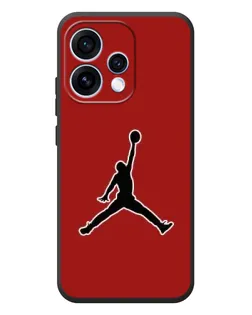 Чехол для OPPO Reno 15 с картинкой «Jordan Red Back» Чехол для OPPO Reno 15 с картинкой «Jordan Red Back»