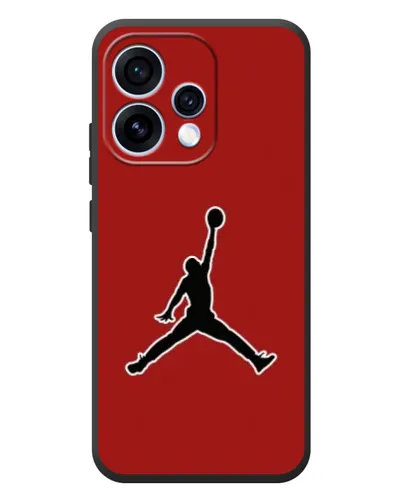 Чехол для OPPO Reno 15 с картинкой «Jordan Red Back» Чехол для OPPO Reno 15 с картинкой «Jordan Red Back»