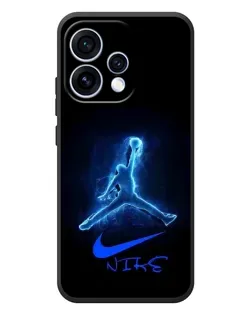 Чехол для OPPO Reno 15 с картинкой «Jordan Neon Blue» Чехол для OPPO Reno 15 с картинкой «Jordan Neon Blue»
