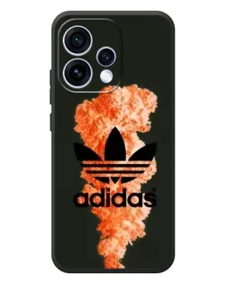 Чехол для OPPO Reno 15 с картинкой «Оранжевый дым Adidas» Чехол для OPPO Reno 15 с картинкой «Оранжевый дым Adidas»