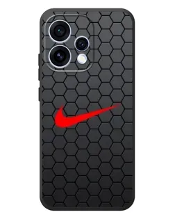 Чехол для OPPO Reno 15 с картинкой «Nike — карбоновая сетка»