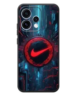Чехол для OPPO Reno 15 с картинкой «Техногенный стиль Nike»