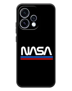 Чехол для OPPO Reno 15 с картинкой «NASA — классика Red Blue»
