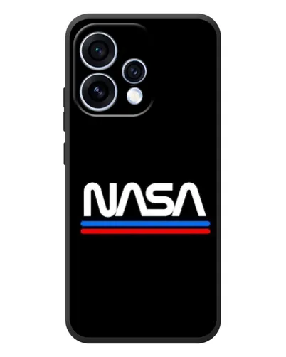 Чехол для OPPO Reno 15 с картинкой «NASA — классика Red Blue»