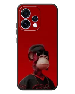 Чехол для OPPO Reno 15 с картинкой «Bored Ape в красном» Чехол для OPPO Reno 15 с картинкой «Bored Ape в красном»