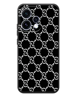 Чехол для OPPO Reno 15 с картинкой «Gucci — сетчатый паттерн»