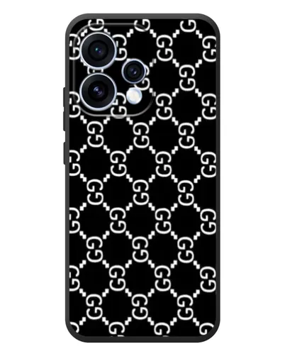Чехол для OPPO Reno 15 с картинкой «Gucci — сетчатый паттерн»
