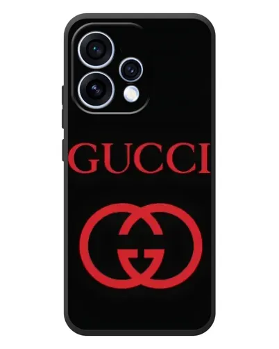 Чехол для OPPO Reno 15 с картинкой «Gucci — красный логотип»