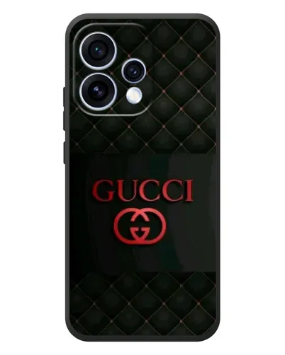 Чехол для OPPO Reno 15 с картинкой «Gucci — стеганый черный»
